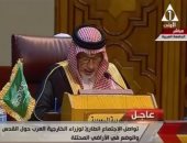 سفير السعودية بالقاهرة: نؤيد حق الفلسطينيين فى إنشاء دولة مستقلة