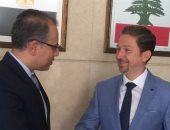 سفير مصر فى لبنان يلتقى وزير الاقتصاد لبحث العلاقات الثنائية