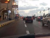 قارئ يرصد سيارة بدون لوحات معدنية على كوبرى ستانلى بالإسكندرية