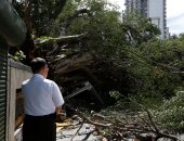 بالصور.. إعصار ثان يضرب تايوان بعد عاصفة شديدة أدت إلى إصابة 100 شخص