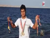 الاتحاد الإنجليزى للمانش يسجل اجتياز السباح محمد الحسينى 16 كم فى 7 ساعات