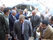 بالصور.. وزير التنمية المحلية يصل الإسماعيلية لزيارة قناة السويس