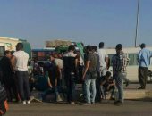 إصابة 5 أشخاص فى حادث بطريق "المنصورة أجا"