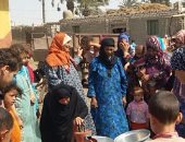 بالصور.. معاناة مواطنى 7 قرى بمدينة الواسطى فى بنى سويف من انقطاع المياه