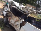 مصرع شخص إثر انقلاب سيارته على الطريق الصحراوى بالمنيا