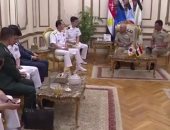 وزير الدفاع ورئيس الأركان يلتقيان قائد القوات البحرية الكورية الجنوبية