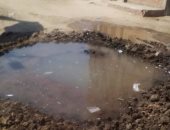 شكوى من انتشار مياه الصرف الصحى بأحد شوارع عزبة النخل