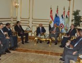 بالفيديو.. استقبال اللجنة المصرية المعنية بليبيا وفدين ليبيين من برقة ومدينة مصراته
