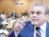 بالصور.. رجل الأعمال حسن راتب فى ندوة "اليوم السابع": ربنا أكرمنا بالسيسى قائدا يحارب الإرهاب ويحافظ على الدولة.. الاقتصاد به «علة» تحتاج لجراحة عاجلة.. وينتقد تأخر لائحة قانون الاستثمار: "معندناش رفاهية الوقت"