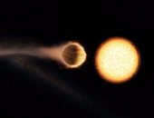 تلسكوب "هابل" يرصد كوكبا مزود بطبقة الستراتوسفير وحرارته تكفى لصهر الحديد