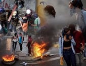 أعمال عنف دامية فى شوارع فنزويلا للمطالبة برحيل مادورو