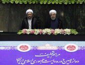 بالصور.. مراسم أداء "حسن روحانى" اليمين الدستورية لولاية رئاسية ثانية