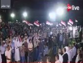أهالى غزة يعزفون النشيد الوطنى لمصر ويقفون حدادا على أرواح الشهداء