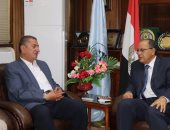 بالصور.. محافظ كفر الشيخ يناقش مع مدير الأمن تكثيف الجهود الأمنية