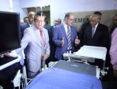 وصول وزيرا للتعليم العالى والإسكان لافتتاح المرحلة الثانية لمستشفى العبور