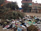 بالصور.. قارئ يشكو انتشار القمامة بقرية مليج فى المنوفية