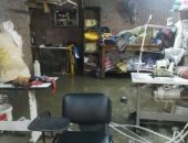 بالصور.. مياه المجارى تهدد حياة المواطنين فى"بشتيل"