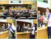  شيخ الأزهر يكرم أوائل الثانوية الإزهرية بحضور رئيس مجلس النواب