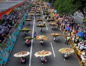 بالصور.. انطلاق مهرجان الزهور السنوى بكولومبيا