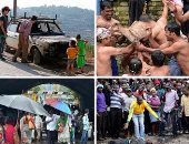 حصاد العالم فى صور.. إصابة 6 جنود بحادث دهس فى فرنسا.. ارتفاع حصيلة ضحايا زلزال الصين لـ 19 قتيلا و247 مصابا.. مقتل متظاهرين اثنين فى أعمال عنف بكينيا.. و انطلاق مهرجان "تمزيق الماعز حيا" فى نيبال