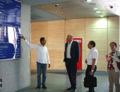 بالصور.. وفد من وزارة الاستثمار والتعاون الدولى يزور متحف الحضارة بالفسطاط