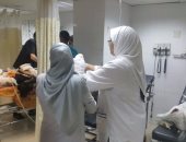 وزير التعليم العالى يتفقد المستشفى الميرى للاطمئنان على مصابى القطار