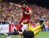 شاهد.. حارس كريستال بالاس يمنع محمد صلاح من التسجيل