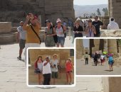 توافد السياح على الأقصر للاستمتاع بسحر الحضارة الفرعونية