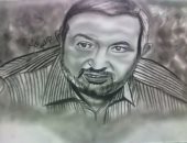 قارئ يشارك بـ"بورتريه" للفنان نور الشريف فى ذكرى رحيله