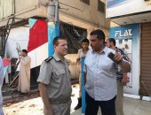 بالصور.. إغلاق المقاهى غير المرخصة وإزالة الإشغالات فى السرو بدمياط