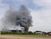 أدخنة مصنع ألومنيوم بحدائق حلوان تزعج الأهالى