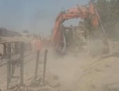 إعادة فتح مزلقان السكك الحديدية لقرية بالسويس بعد إغلاقه