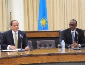 السيسي: بحثت مع رئيس رواندا التعاون فى مجالات الزراعة والتبادل التجارى