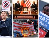 مظاهرات ضد زيارة نائب الرئيس الأمريكى مايك بنس لتشيلى