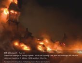 بالصور.. هجوم على كنيسة تاريخية فى كندا يحمل بصمات داعش