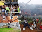 حصاد العالم بالصور.. 13 قتيلا و80 مصابا فى حادث دهس ببرشلونة.. حرب بالفلبين بين تجار المخدرات والشرطة.. اندلاع حريق هائل بأحد أسواق الفاكهة ببريطانيا.. دفن مئات القتلى بمقابر جماعية بسيراليون بعد الفيضانات