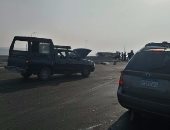 إصابة 7 مجندين شرطة فى حادث انقلاب سيارة بطريق قنا نجع حمادى 