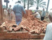 إزالة 6 حالات تعدى على أملاك الدولة والأراضى الزراعية بقرى الدقهلية