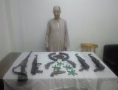 الأمن العام يضبط 7 قطع أسلحة نارية بحوزة فلاح خلال حملة أمنية بأسيوط
