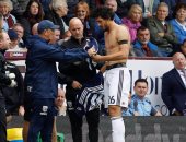 شاهد.. حجازى "المصاب" يساهم فى فوز تاريخى لألبيون بالدوري الإنجليزي