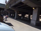 إضاءة أعمدة الكهرباء نهارا فى شارع الجلاء برمسيس رغم دعوات الترشيد