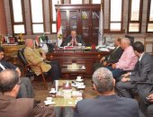 محافظ بني سويف :بحث تعميم تجربة البساتين بنظام MBR في الصرف الصحي