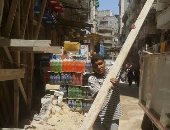 إزالة أعمال بناء مخالفة فى حملة مكبرة بأحياء شرق ووسط الإسكندرية