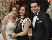 بوسى تنشر صورة مع مصطفى خاطر من زفافه على إنستجرام