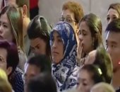 مسلمات يشاركن بحفل تأبين ضحايا حادث برشلونة الإرهابى بحضور ملك إسبانيا