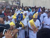 بالفيديو.. الإثيوبيون يشاركون فى ختام صيام "العذراء" بدير درنكة بجبل أسيوط الغربى