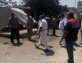 حملة مكبرة بكرموز ومينا البصل غرب الإسكندرية لإزالة شوادر الأغنام