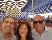 بالصور .. هايدى كرم وشريف مدكور فى الجمعية العمومية لنادى هليوبوليس 