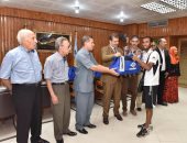 سكرتير عام أسيوط يكرم أعضاء فريق الصم الفائز فى أولمبياد تركيا 2017