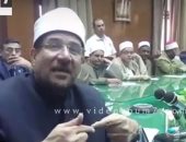 بالفيديو..وزير الأوقاف: إذا توافق العيد مع الجمعة فالأفضل أداء الصلاتين